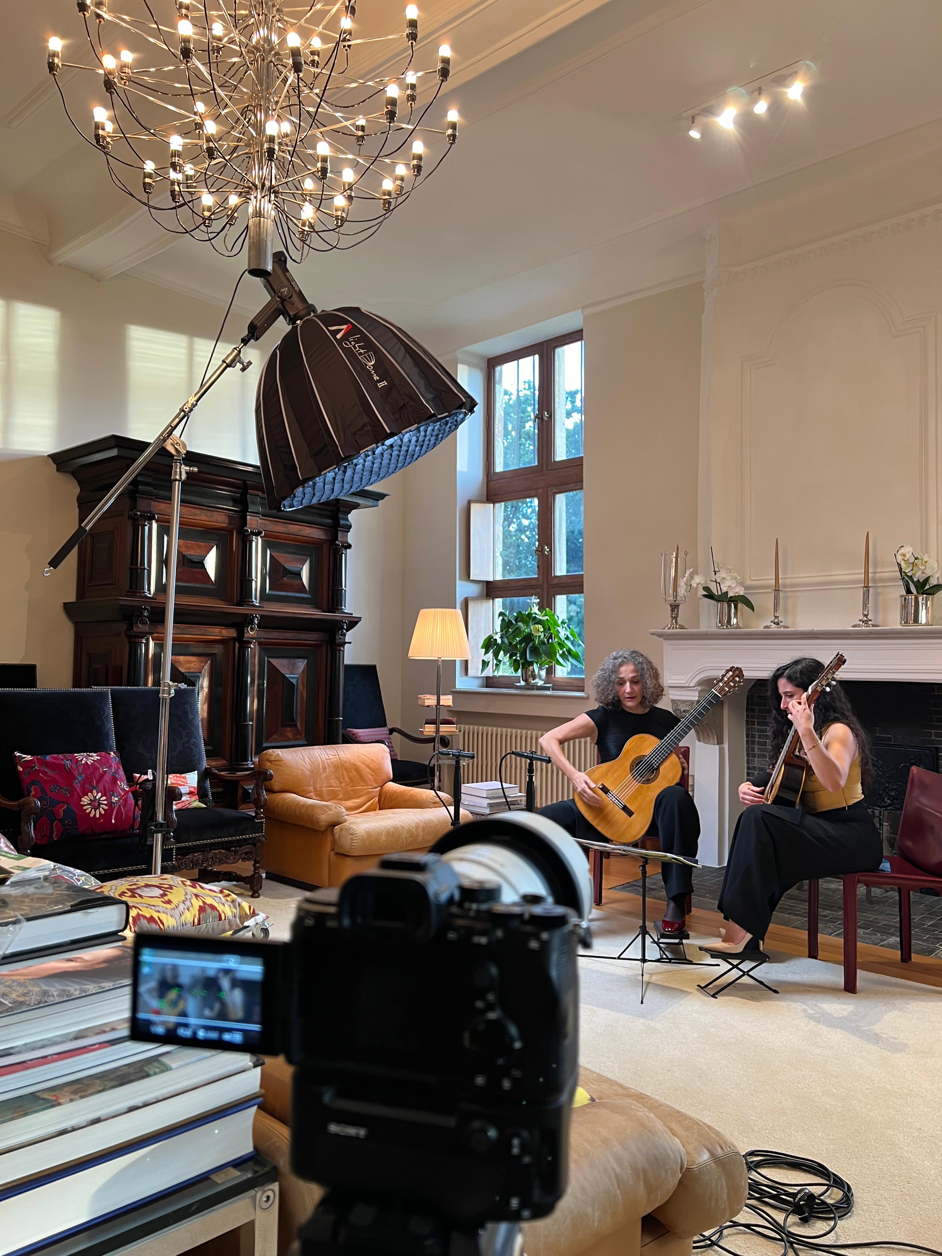 Behind the scenes photo 1 from Music Gardens project